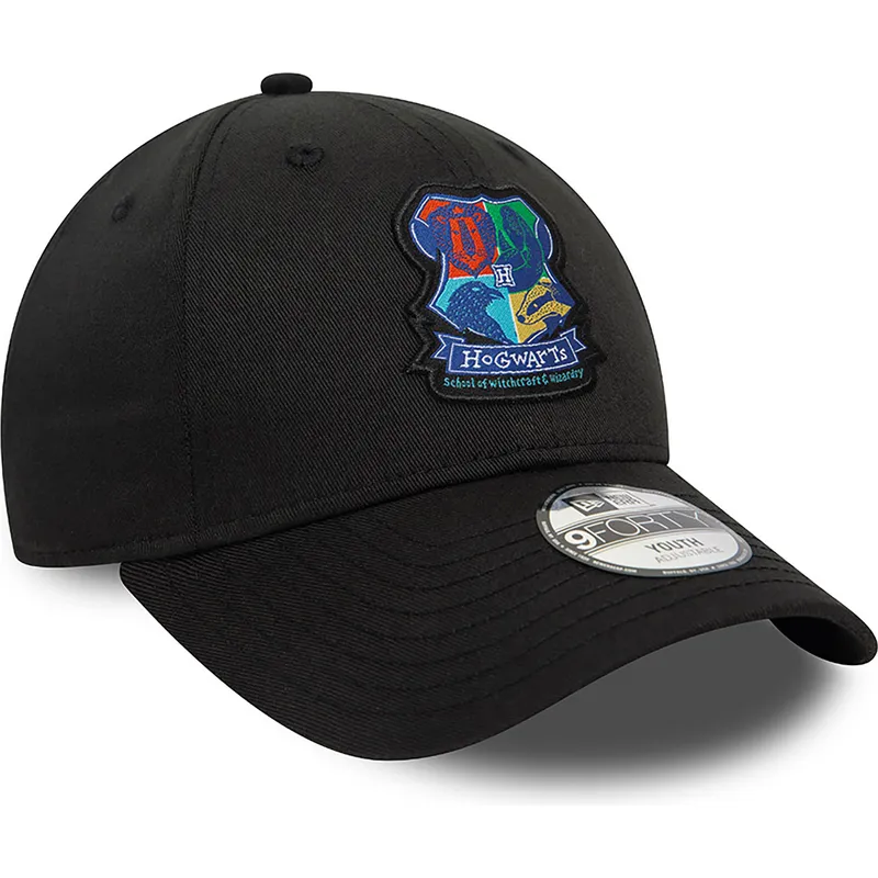 lippikset-kaareva-musta-snapback-lapsille-9forty-hogwarts-harry-potter-new-era lippikset-kaareva-musta-snapback-lapsille-9forty-hogwarts-harry-potter-new-era