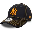 lippikset-kaareva-laivastonsininen-saadettava-nauha-lapsille-9forty-stitch-new-york-yankees-mlb-new-era