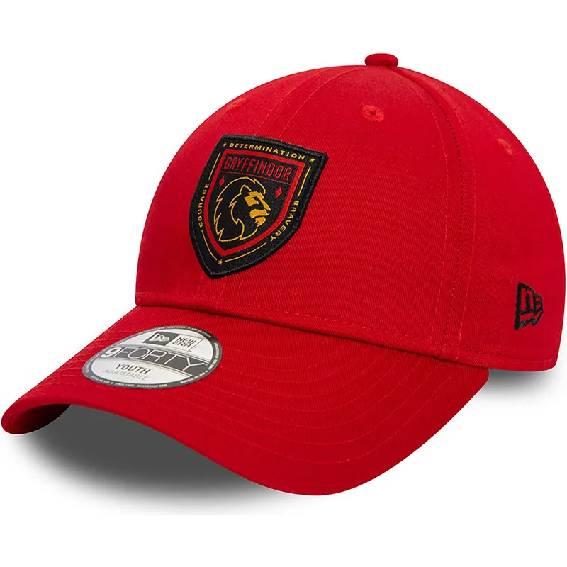 lippikset-kaareva-punainen-snapback-lapsille-9forty-gryffindor-harry-potter-new-era