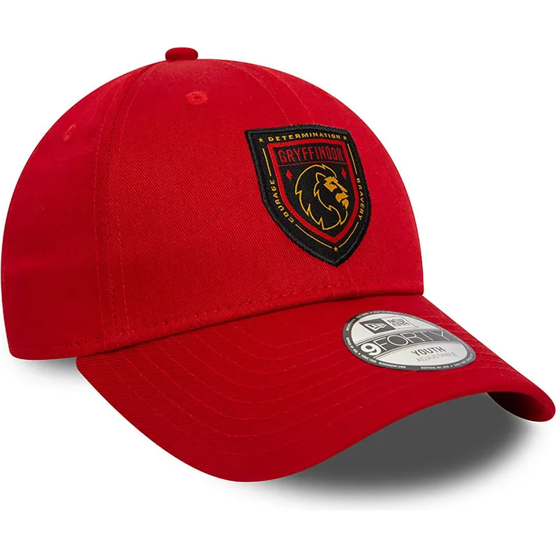 lippikset-kaareva-punainen-snapback-lapsille-9forty-gryffindor-harry-potter-new-era