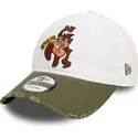 lippikset-kaareva-valkoinen-saadettava-nauha-9twenty-washed-tasmania-looney-tunes-new-era