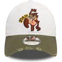 lippikset-kaareva-valkoinen-saadettava-nauha-9twenty-washed-tasmania-looney-tunes-new-era