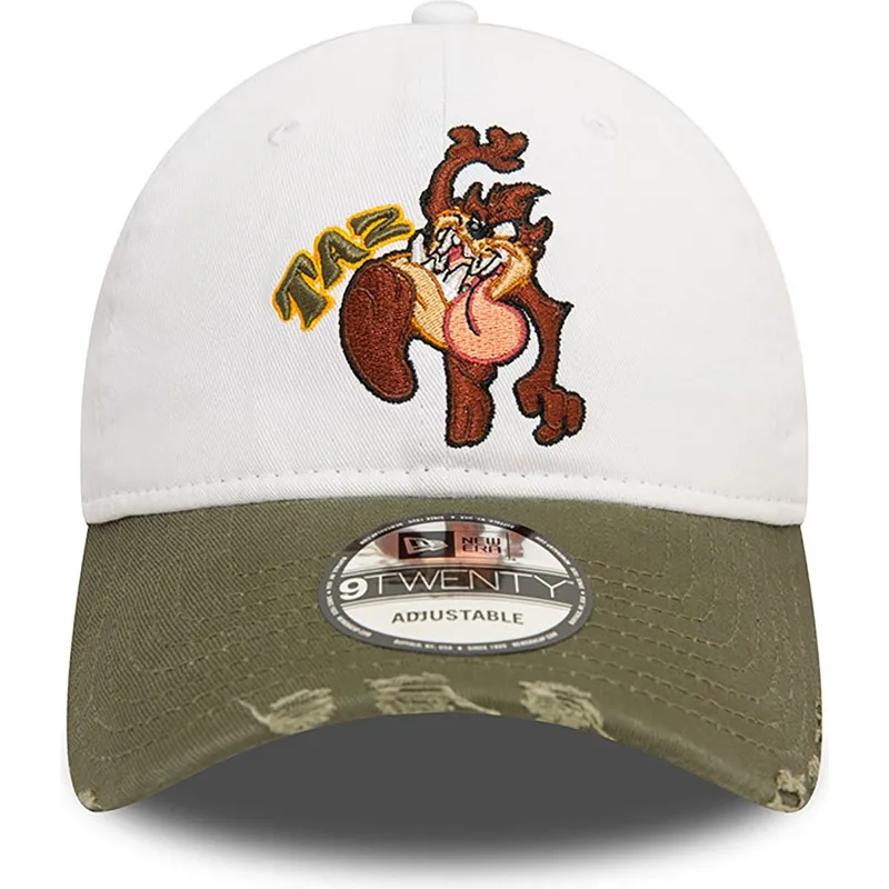 lippikset-kaareva-valkoinen-saadettava-nauha-9twenty-washed-tasmania-looney-tunes-new-era lippikset-kaareva-valkoinen-saadettava-nauha-9twenty-washed-tasmania-looney-tunes-new-era