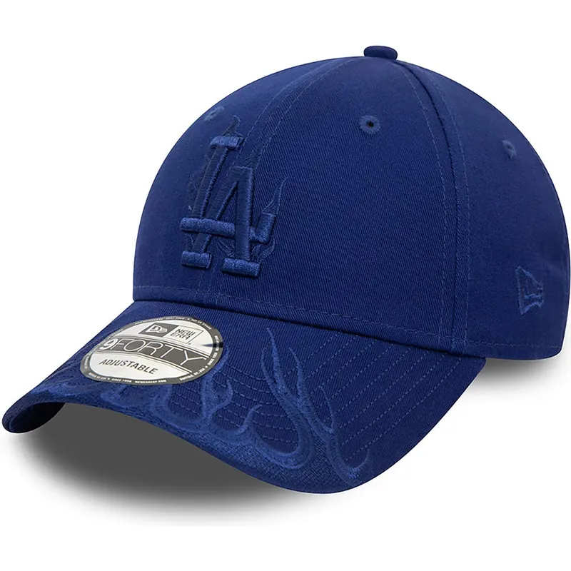 lippikset-kaareva-sininen-saadettava-nauha-9forty-flame-los-angeles-dodgers-mlb-new-era