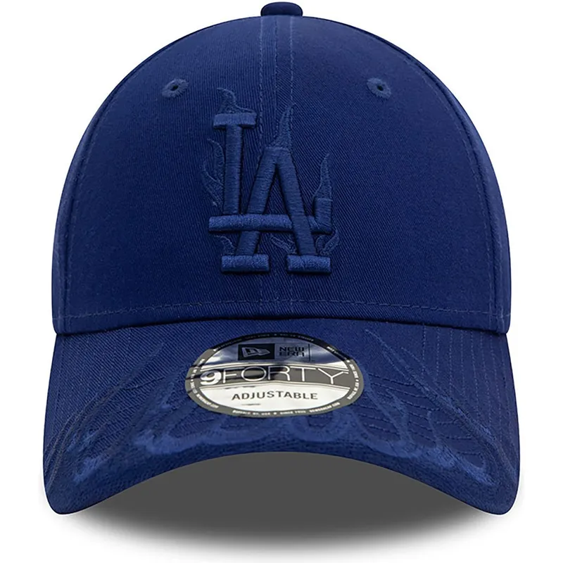 lippikset-kaareva-sininen-saadettava-nauha-9forty-flame-los-angeles-dodgers-mlb-new-era