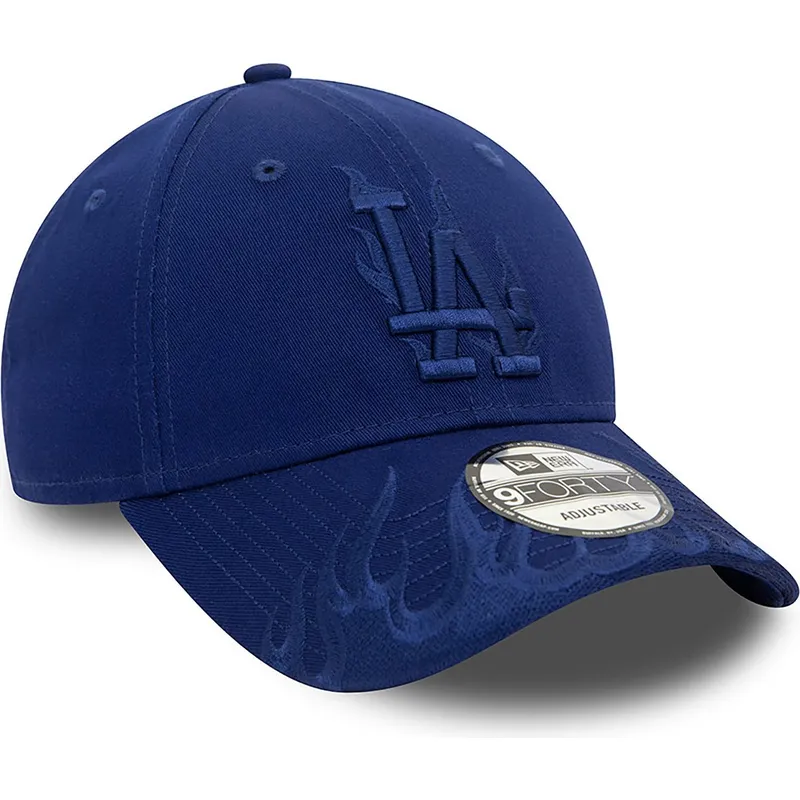 lippikset-kaareva-sininen-saadettava-nauha-9forty-flame-los-angeles-dodgers-mlb-new-era