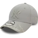 lippikset-kaareva-harmaa-saadettava-nauha-9forty-flame-new-york-yankees-mlb-new-era