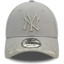 lippikset-kaareva-harmaa-saadettava-nauha-9forty-flame-new-york-yankees-mlb-new-era