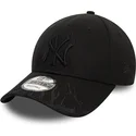 lippikset-kaareva-musta-saadettava-nauha-9forty-flame-new-york-yankees-mlb-new-era