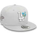 lippikset-littea-harmaa-snapback-9fifty-seasonal-flower-los-angeles-dodgers-mlb-new-era