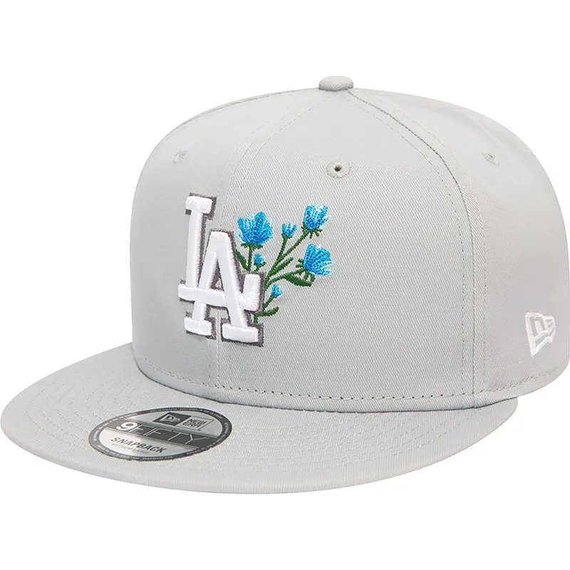 lippikset-littea-harmaa-snapback-9fifty-seasonal-flower-los-angeles-dodgers-mlb-new-era