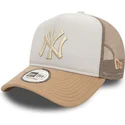lippikset-kaareva-rekka-beige-snapback-a-frame-frame-world-series-new-york-yankees-mlb-new-era