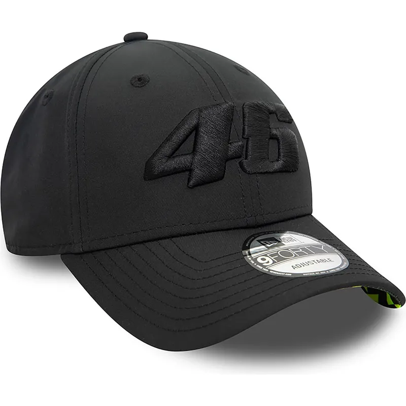lippikset-kaareva-musta-saadettava-nauha-9forty-geo-undervisor-print-valentino-rossi-vr46-motogp-new-era