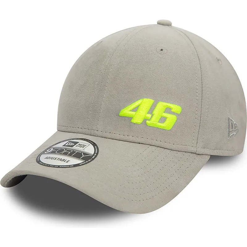 lippikset-kaareva-harmaa-saadettava-nauha-9forty-suede-valentino-rossi-vr46-motogp-new-era