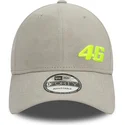 lippikset-kaareva-harmaa-saadettava-nauha-9forty-suede-valentino-rossi-vr46-motogp-new-era