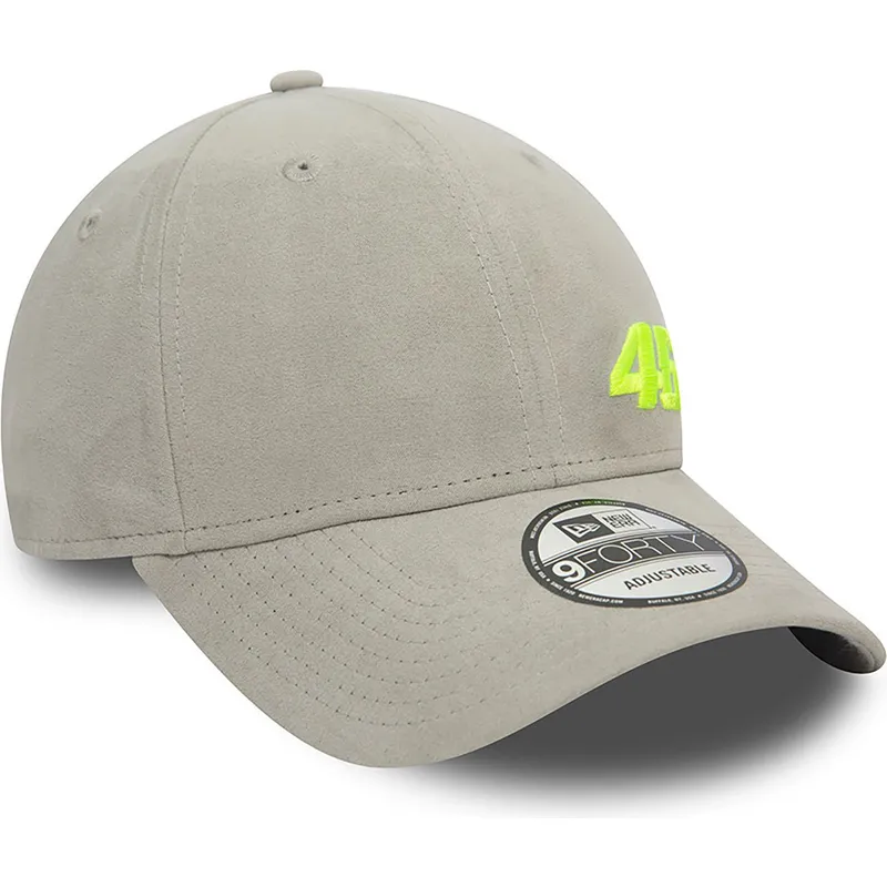 lippikset-kaareva-harmaa-saadettava-nauha-9forty-suede-valentino-rossi-vr46-motogp-new-era
