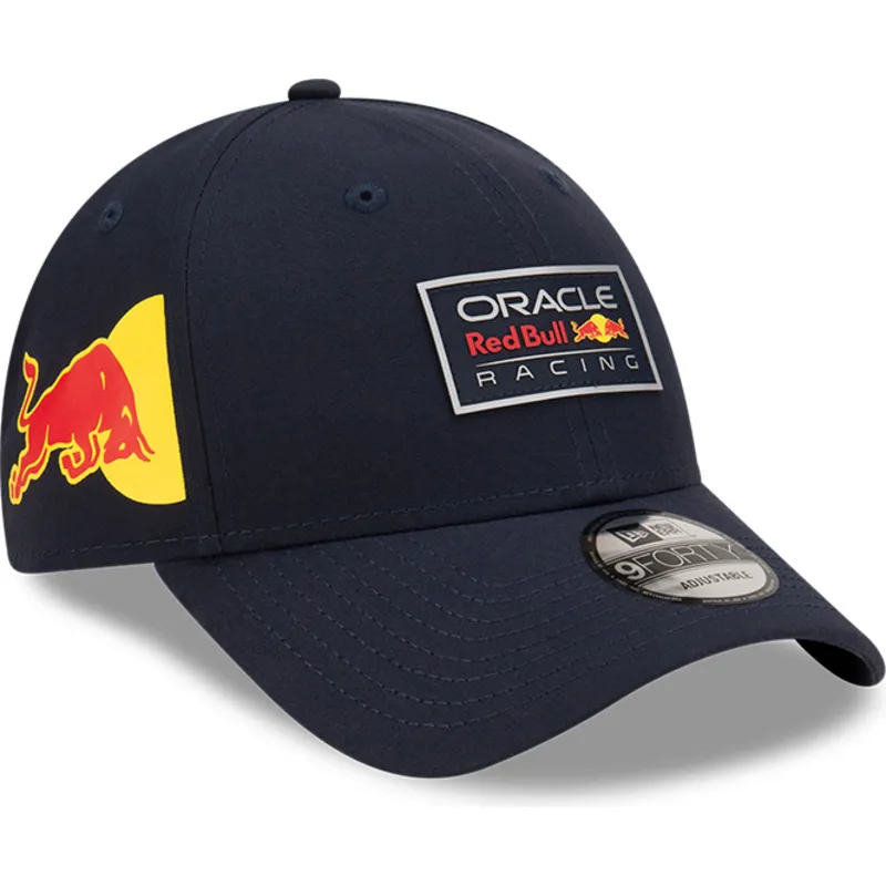 lippikset-kaareva-laivastonsininen-saadettava-nauha-9forty-repreve-graphic-red-bull-racing-formula-1-new-era lippikset-kaareva-laivastonsininen-saadettava-nauha-9forty-repreve-graphic-red-bull-racing-formula-1-new-era