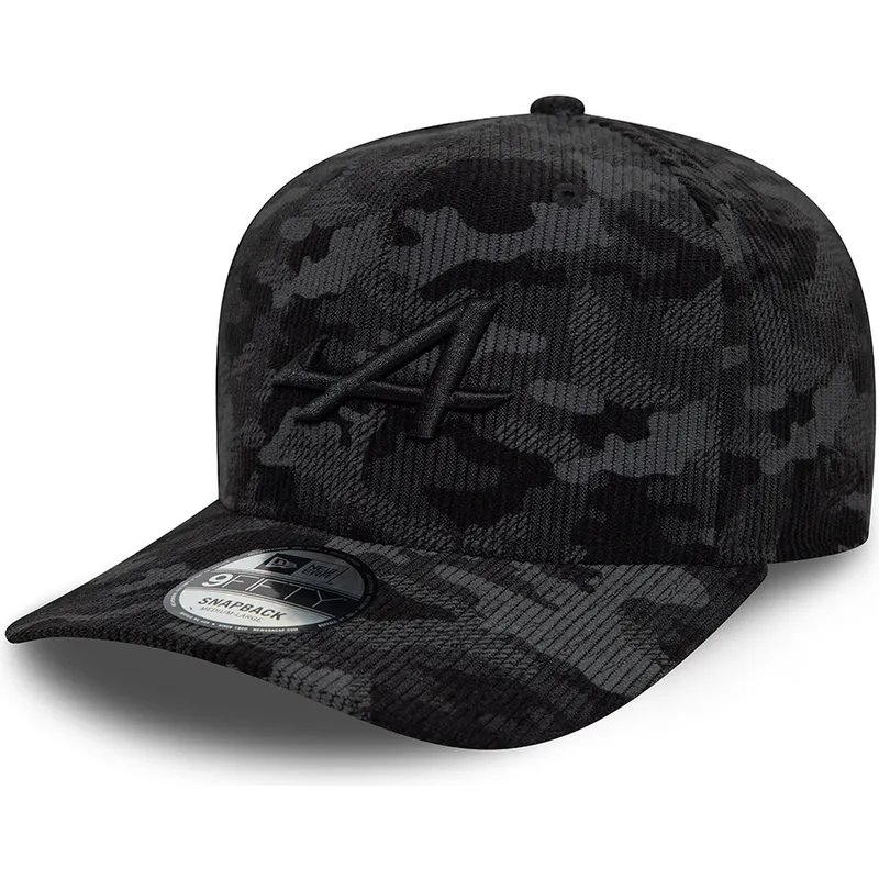 lippikset-kaareva-musta-snapback-9fifty-camo-cord-alpine-f1-team-formula-1-new-era