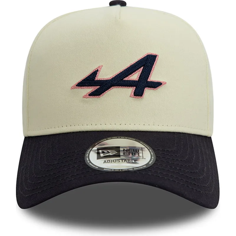 lippikset-kaareva-sininen-snapback-e-frame-chain-stitch-alpine-f1-team-formula-1-new-era