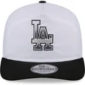 lippikset-kaareva-valkoinen-snapback-golfer-chrome-los-angeles-dodgers-mlb-new-era