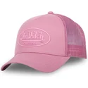 lippikset-kaareva-rekka-vaaleanpunainen-snapback-log08-von-dutch
