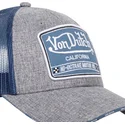 lippikset-kaareva-rekka-harmaa-snapback-mixgrey01-von-dutch