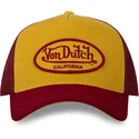 von-dutch-burg-yellow-and-red-trucker-hat