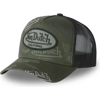 Cap kaareva green snapback Von Dutch