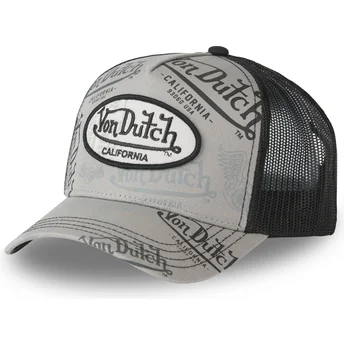 Cap kaareva gray snapback Von Dutch