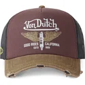 von-dutch-crew18-maroon-black-and-brown-trucker-hat