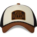 lippikset-kaareva-ruskea-snapback-vint01-von-dutch