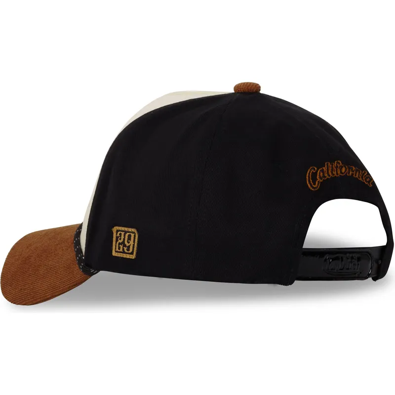 lippikset-kaareva-ruskea-snapback-vint01-von-dutch