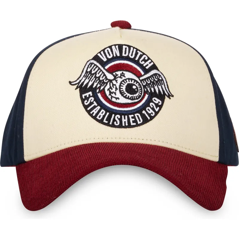 lippikset-kaareva-monivarinen-snapback-vint02-von-dutch