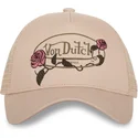 lippikset-kaareva-rekka-beige-snapback-lor-von-dutch
