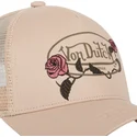 lippikset-kaareva-rekka-beige-snapback-lor-von-dutch
