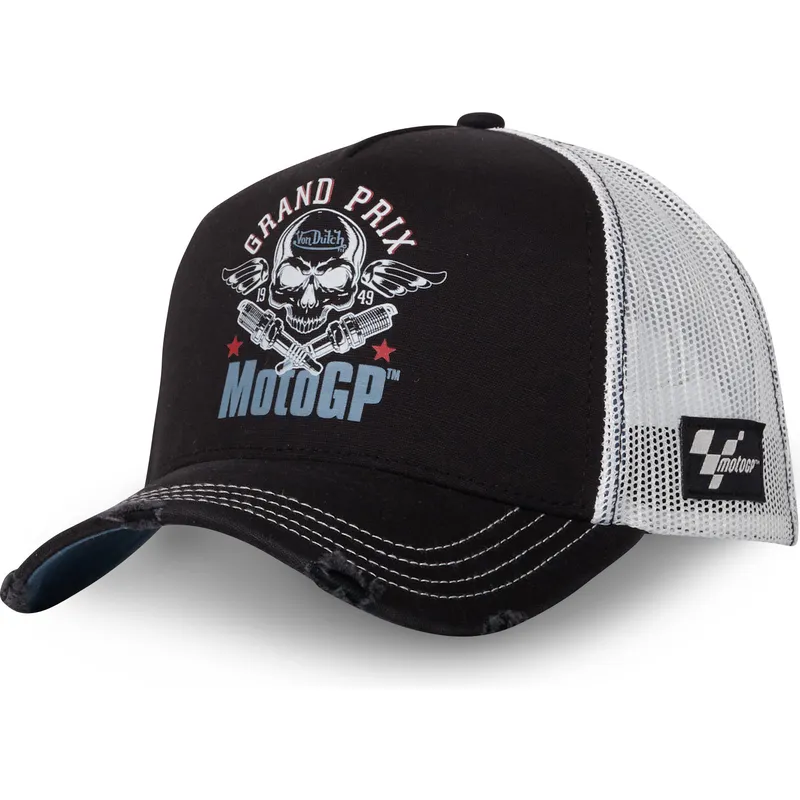 lippikset-kaareva-rekka-musta-snapback-moto-ct-23-motogp-motogp-von-dutch