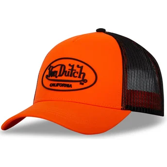 Cap kaareva orange snapback Von Dutch