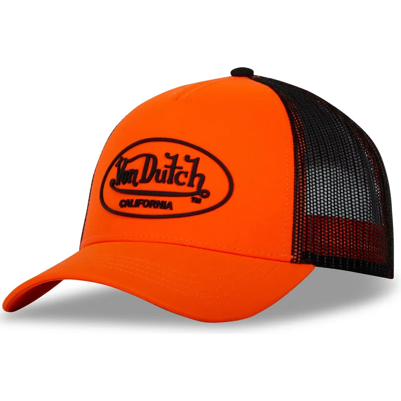 lippikset-kaareva-rekka-oranssi-snapback-flu-o-von-dutch