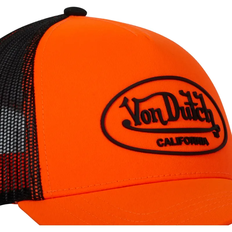 lippikset-kaareva-rekka-oranssi-snapback-flu-o-von-dutch