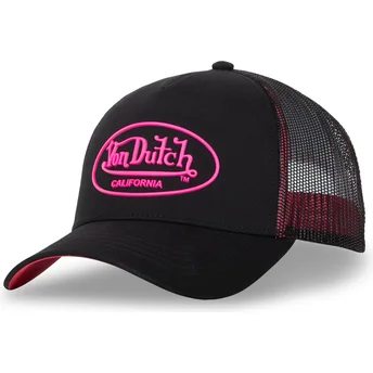 Lippikset kaareva rekka musta snapback DOM P Von Dutch