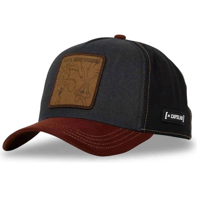 lippikset-kaareva-monivarinen-snapback-loo10-wrr-kojotti-ja-maantiekiitaja-looney-tunes-capslab