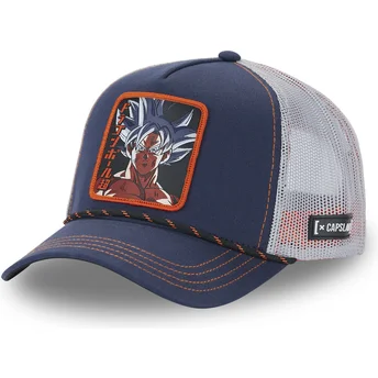 Lippikset kaareva rekka laivastonsininen snapback DBS5 ULT Son Goku Dragon Ball Capslab