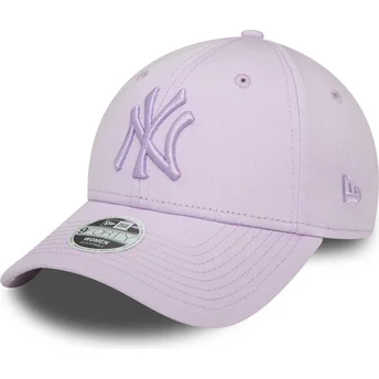 Cap kaareva violet adjustable strap 9FORTY League Essential New York Yankees MLB New Era