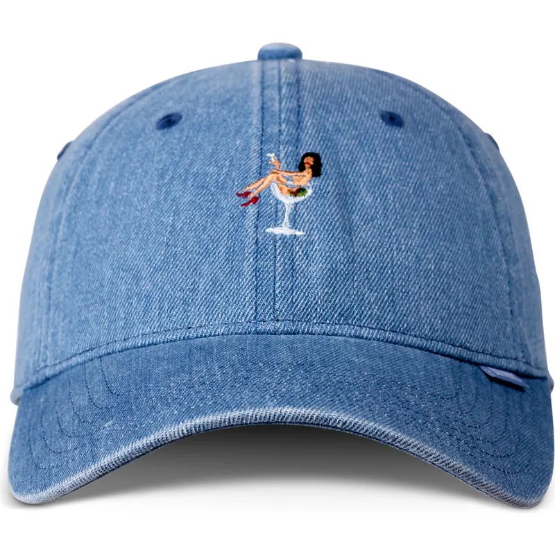 lippikset-kaareva-sininen-saadettava-nauha-vaquero-washed-coloured-girl-djinns lippikset-kaareva-sininen-saadettava-nauha-vaquero-washed-coloured-girl-djinns