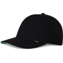 djinns-curved-brim-truefit-lazy-piquet-black-adjustable-cap