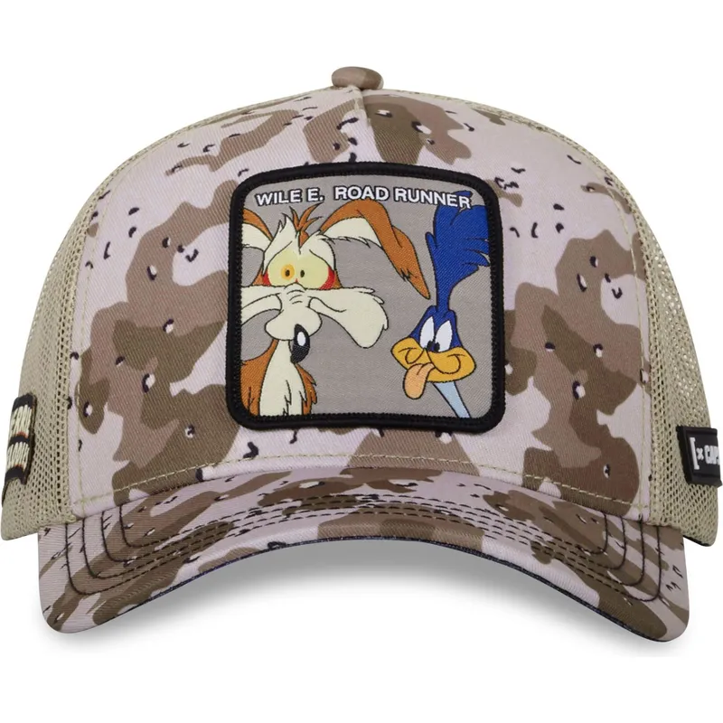 lippikset-kaareva-rekka-maastokuvio-snapback-loo10-bbc-kojotti-ja-maantiekiitaja-looney-tunes-capslab