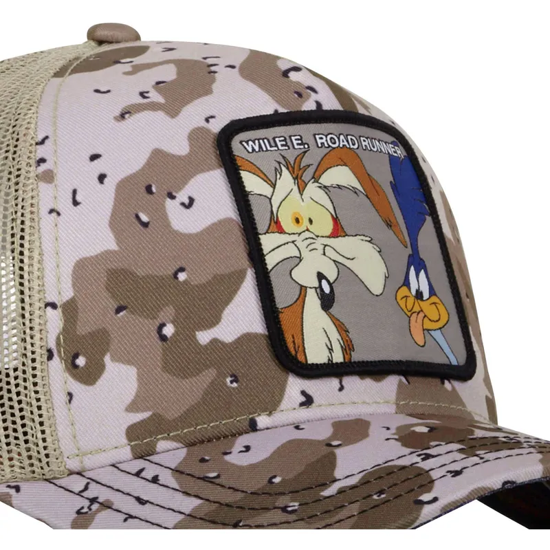 lippikset-kaareva-rekka-maastokuvio-snapback-loo10-bbc-kojotti-ja-maantiekiitaja-looney-tunes-capslab