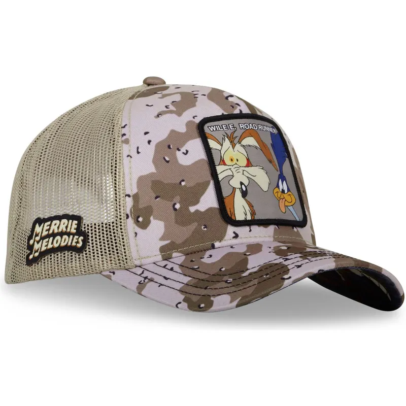 lippikset-kaareva-rekka-maastokuvio-snapback-loo10-bbc-kojotti-ja-maantiekiitaja-looney-tunes-capslab
