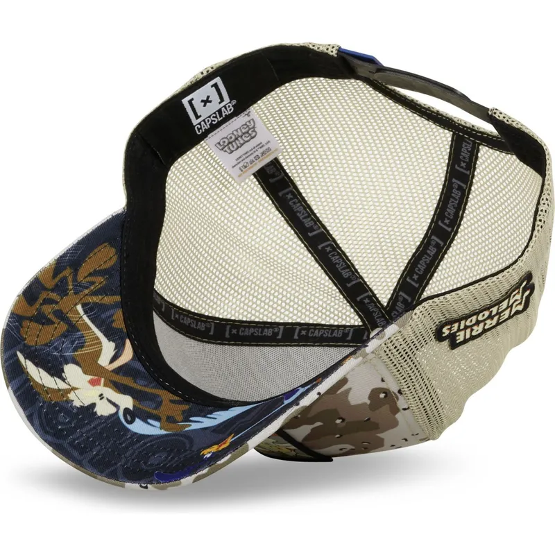 lippikset-kaareva-rekka-maastokuvio-snapback-loo10-bbc-kojotti-ja-maantiekiitaja-looney-tunes-capslab