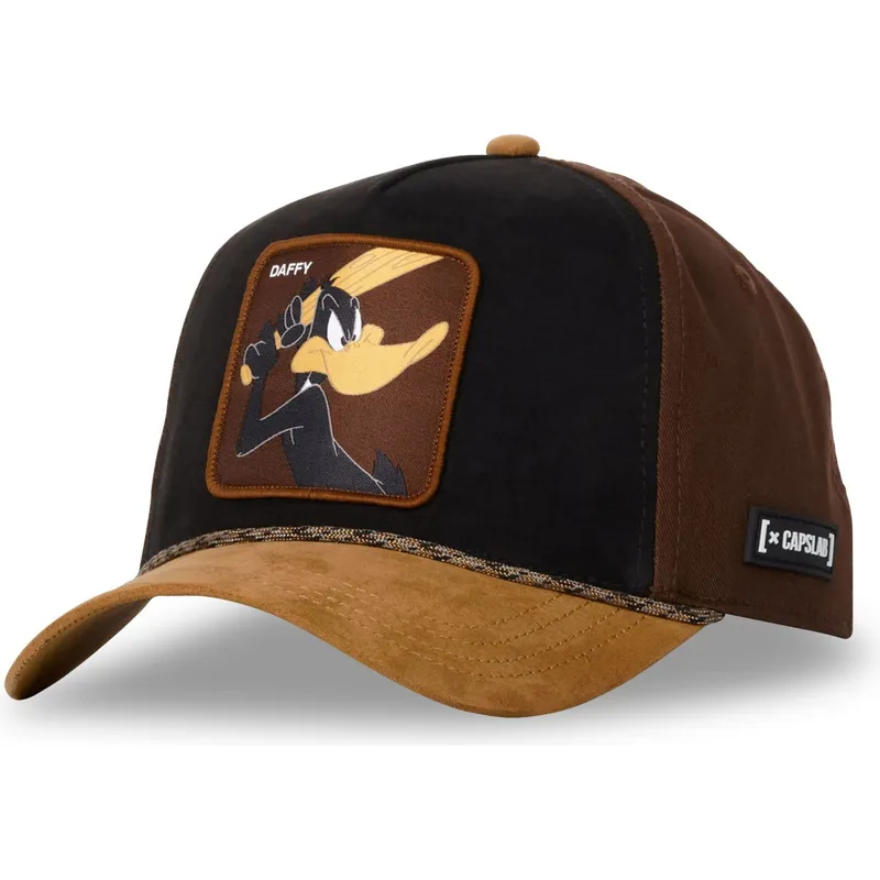 lippikset-kaareva-rekka-ruskea-snapback-10-daf-tupu-ankka-looney-tunes-capslab